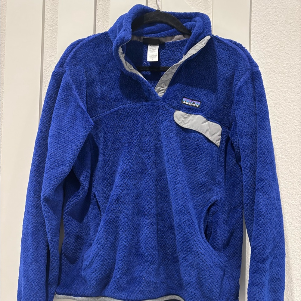 Patagonia Blue Fleece Jacket size large